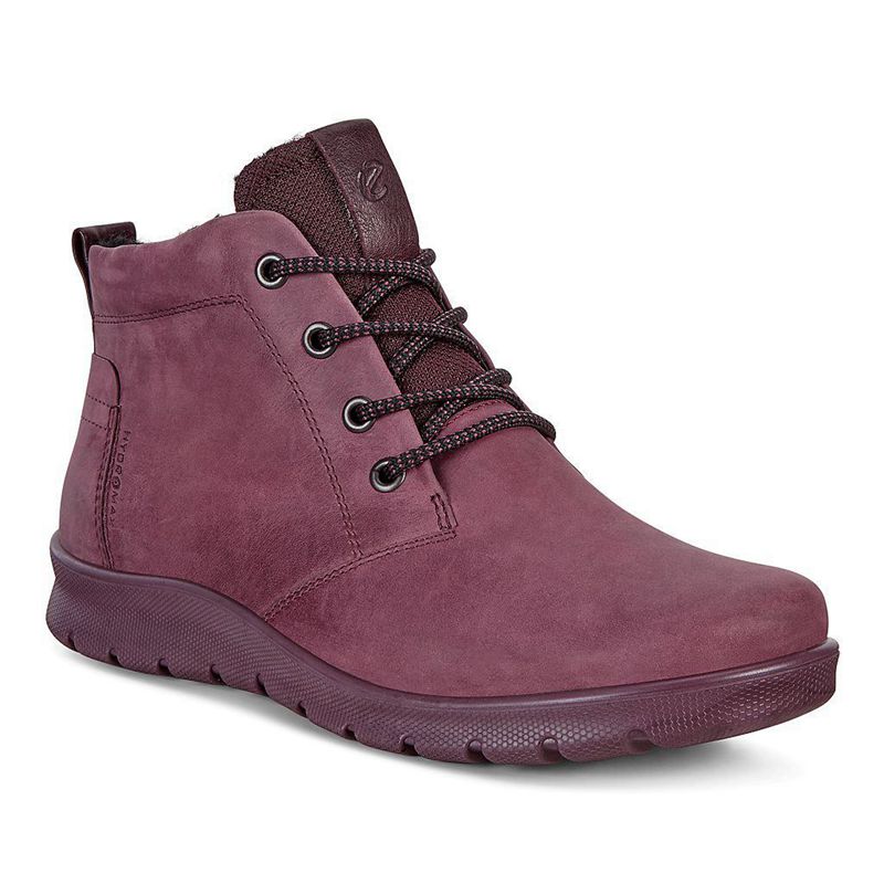Women Boots Ecco Babett Boot - Ankle Boots Purple - India WXBURQ184
